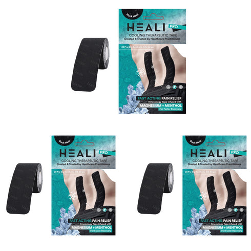 3 Pack - Black Heali Logo