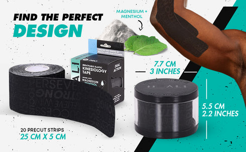 Black Pack - Black Heali Logo + Black Inspiration Words