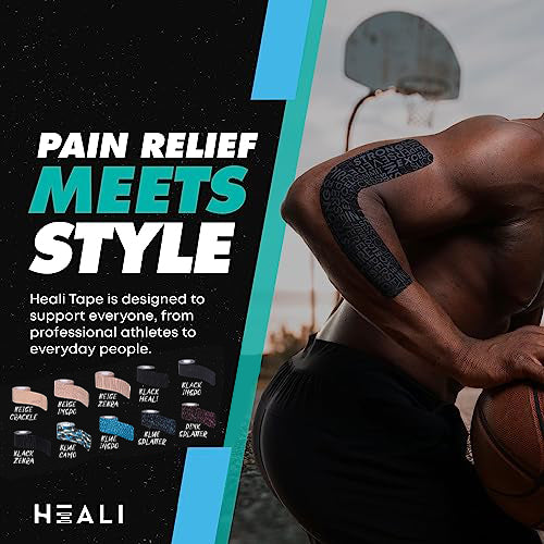 Two rolls for the price of one Heali Kinesiology Tape Black Inspirati