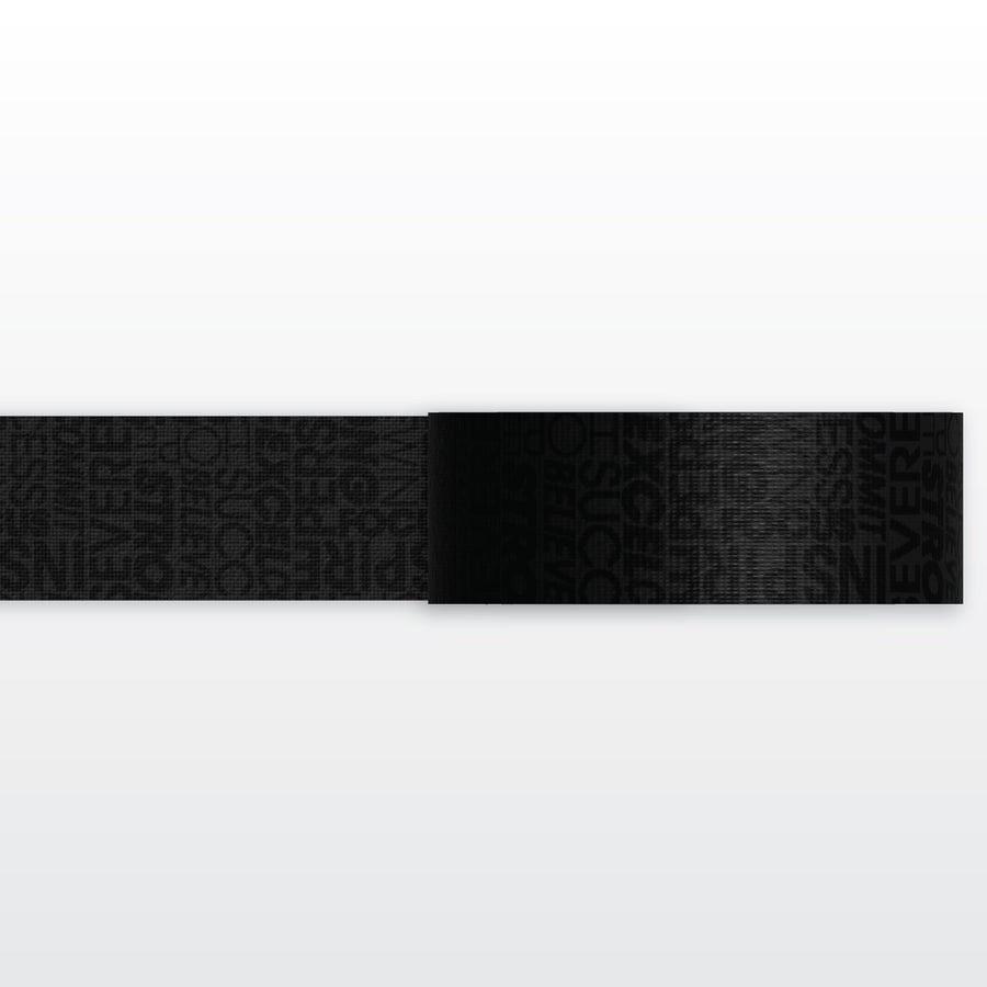 Bulk Roll Uncut - Black Tape with Inspirational Words